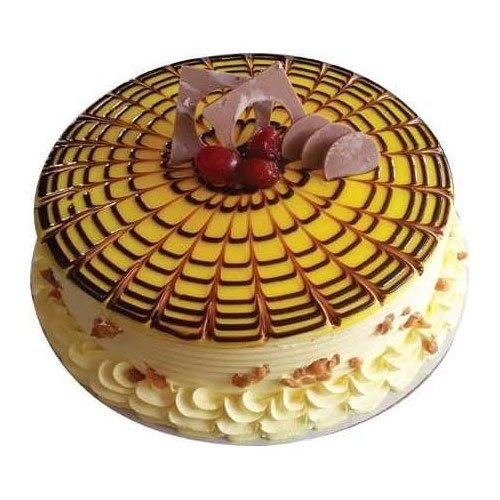 round-shape-crunchy-butterscotch-cake