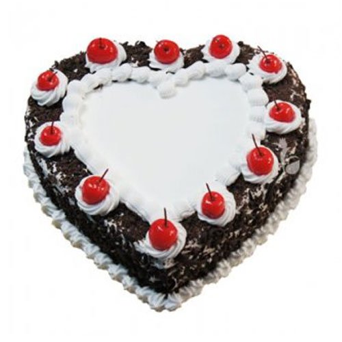 creamy-black-forest-heart-cake