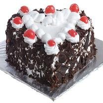 Black Forest Cake In Heart